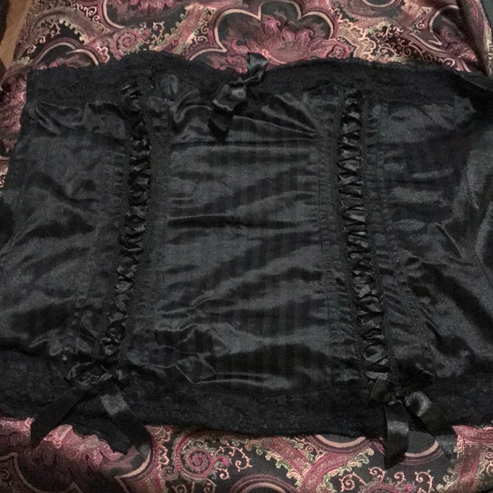 Black corset top